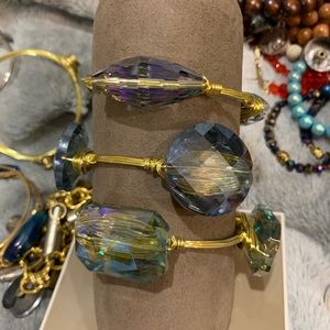 Bourbon and bow ties style bangles